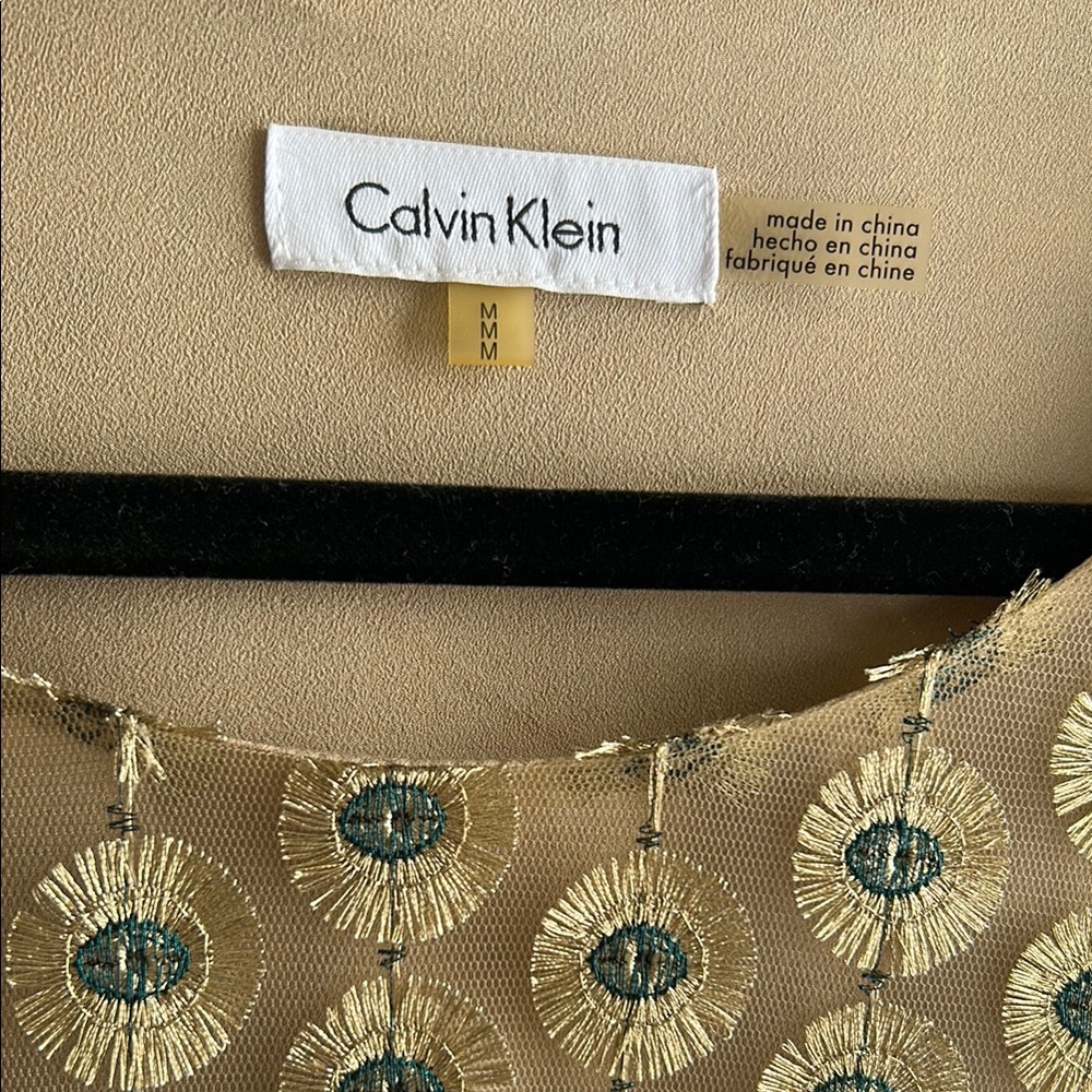 Stunning Calvin Klein Women's Embellished Blouse - Picture 3 of 6